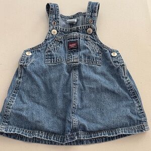 Old Navy Blue Jean Overall Dress
